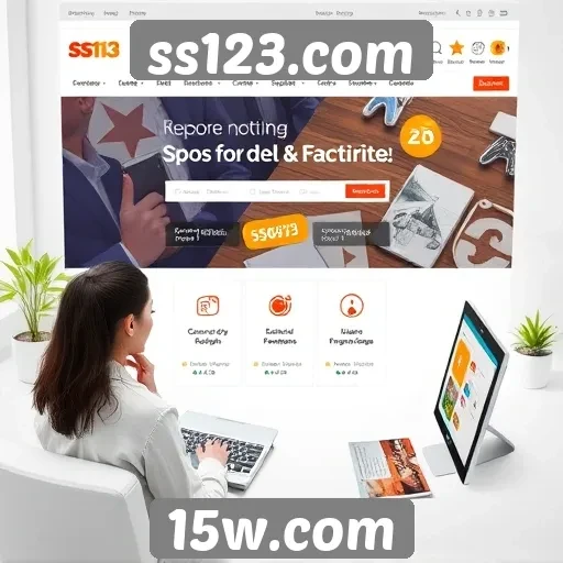 Acessibilidade e design do site ss123.com